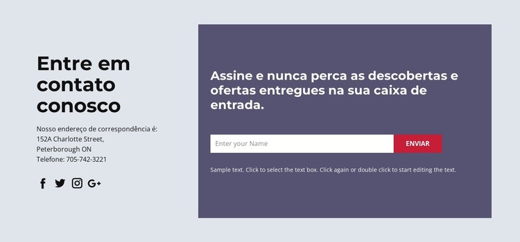 Nunca perca descobertas e ofertas Template CSS