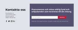 Missa Aldrig Fynd Och Erbjudanden Gratis CSS-Webbplatsmall