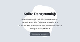 Kalite Danışmanlığı - Ücretsiz Web Sitesi Oluşturucu