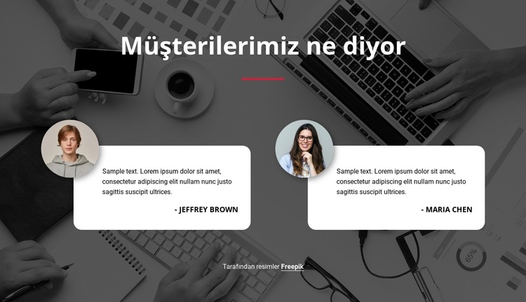 Görüntü arka planına ilişkin görüşler Web Sitesi Şablonu