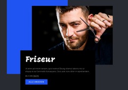 CSS-Rastervorlagenspalte Für Friseursalon