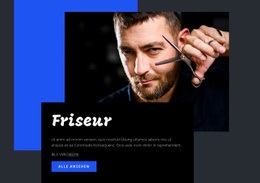 Friseursalon – Website-Vorlage Herunterladen