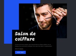 Salon De Coiffure - HTML Site Builder