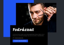 Fodrászat - Alap HTML-Sablon