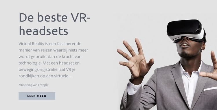 Virtual reality-technologie Joomla-sjabloon