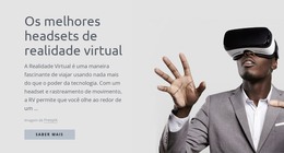 Tecnologia De Realidade Virtual - Modelo HTML5 Responsivo