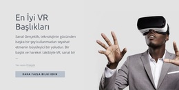 Sanal Gerçeklik Teknolojisi - Özelleştirilebilir Profesyonel WordPress Teması