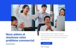 Superbe Modèle D'Une Page Pour Votre Partenaire Stratégique