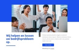 Geweldige Sjabloon Van Één Pagina Voor Uw Strategische Partner