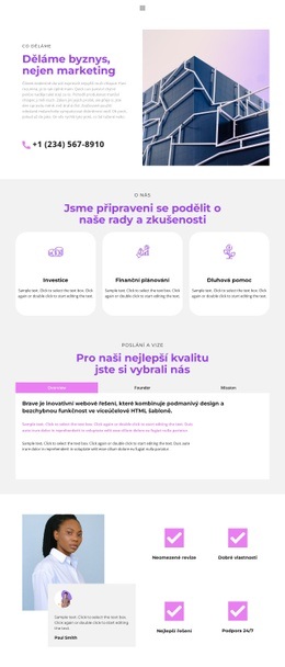 Marketingový Průzkum Trhu – Šablona Mobilního Webu