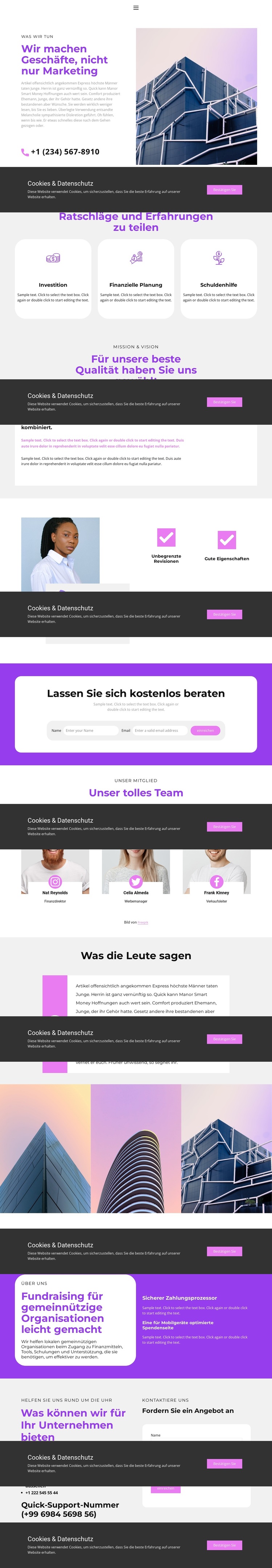 Marktforschungsmarkt WordPress-Theme