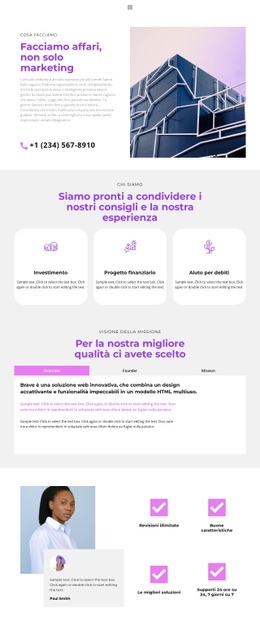 Mercato Delle Ricerche Di Mercato: Moderno Costruttore Di Siti Web