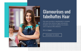Schönheitsfriseursalon - Bestes Website-Vorlagendesign