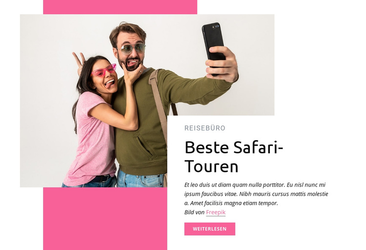 Beste Safari-Touren WordPress-Theme