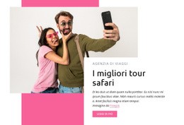 I Migliori Tour Safari: Modello Di Modello Di Pagina Web