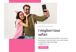 I Migliori Tour Safari - Modello Di Pagina HTML