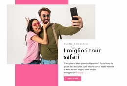 Modello Joomla Pronto Per L'Uso Per I Migliori Tour Safari