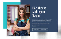 Güzellik Kuaför Salonu Için HTML Sitesi