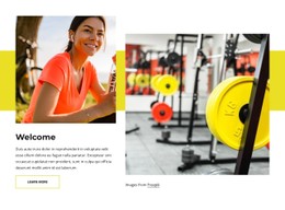 Simple Effective Gym Free CSS Website Template