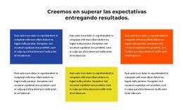 Plantilla HTML5 Exclusiva Para Entregando Resultados