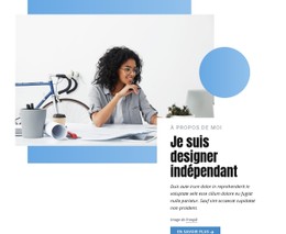 Designer Indépendant Modèle Pleine Largeur