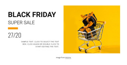 Black Friday Sale Html5 Responsive Template