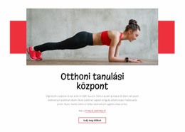 Weboldal Tervezés A Következőhöz: Otthoni Tanulási Központ
