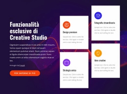 Funzionalità Di Studio Creativo Bootstrap 4