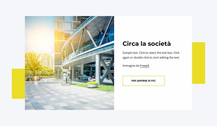 Agenzia appaltatrice Mockup del sito web