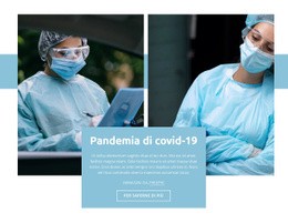 Pandemia Di Covid-19 Modello Joomla 2024