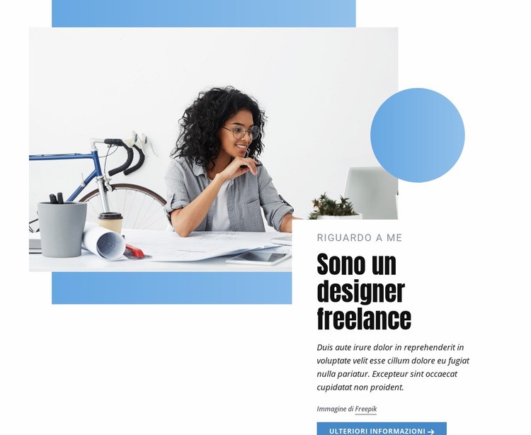 Designer freelance Modello