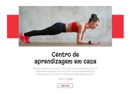 Centro De Aprendizado Doméstico Modelo De Site CSS Gratuito