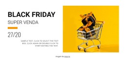 Liquidação Da Black Friday - Modelo De Site Simples