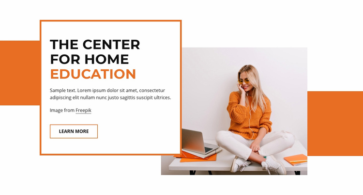 Home education Squarespace Template Alternative