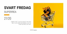 Black Friday -Försäljning - Modern Webbplatsdesign