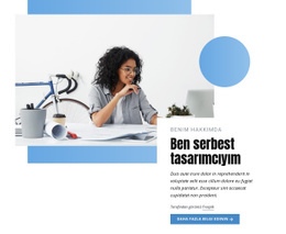 Serbest Tasarımcı - Modern Açılış Sayfası