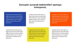 Sonuç Teslimatı Ücretsiz CSS Web Sitesi Şablonu