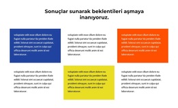 Sonuç Teslimatı - Açılış Sayfası Şablonu
