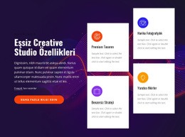 Yaratıcı Stüdyo Özellikleri - Çok Amaçlı WordPress Teması