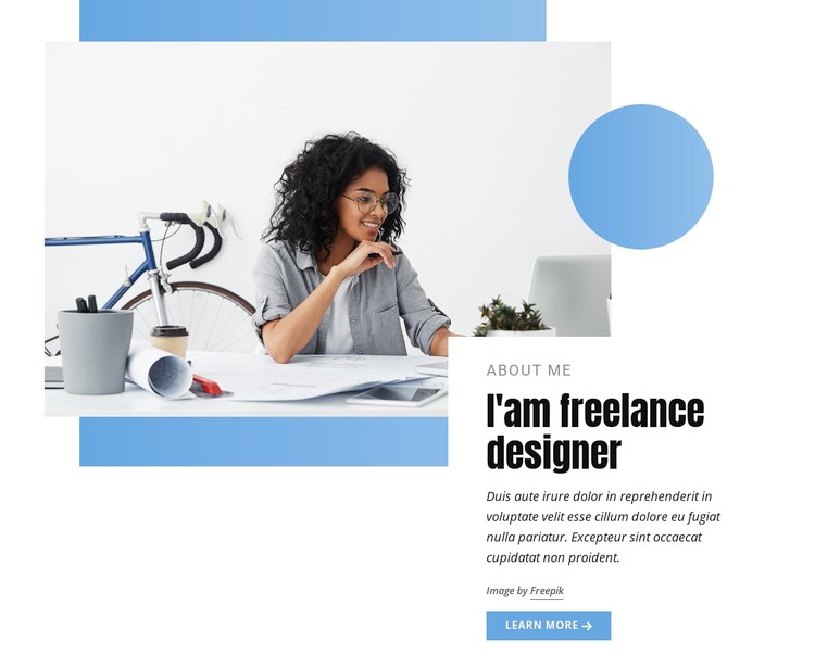 Freelance designer Webflow Template Alternative