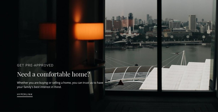 If you need home HTML Template