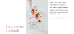 Cocktail Di Frutta Modelli Di Siti Web Di Viaggio