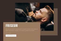 Friseure Und Friseurladen - Vorlagen Website-Design