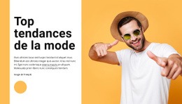 Top Tendances De La Mode - Conception D'Une Seule Page