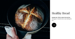 Healthy Bread - Homepage Design For Inspiration