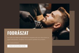 Borbélyok És Fodrászat - Alap HTML-Sablon