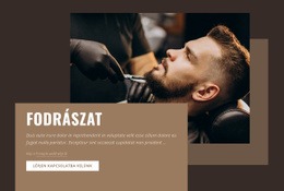 Borbélyok És Fodrászat - Sablonok Webhelytervezés