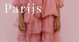 Modeweek In Parijs Gratis Sjabloon