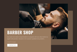 Barbers And Barbershop - Ready To Use One Page Template