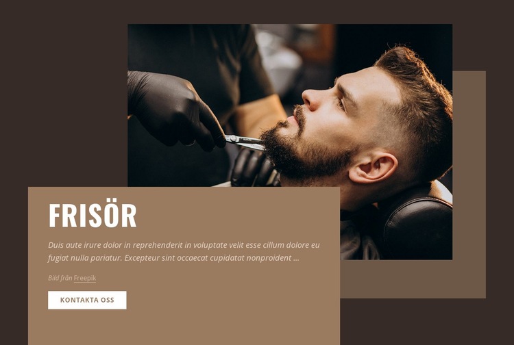 Frisör och frisör WordPress -tema
